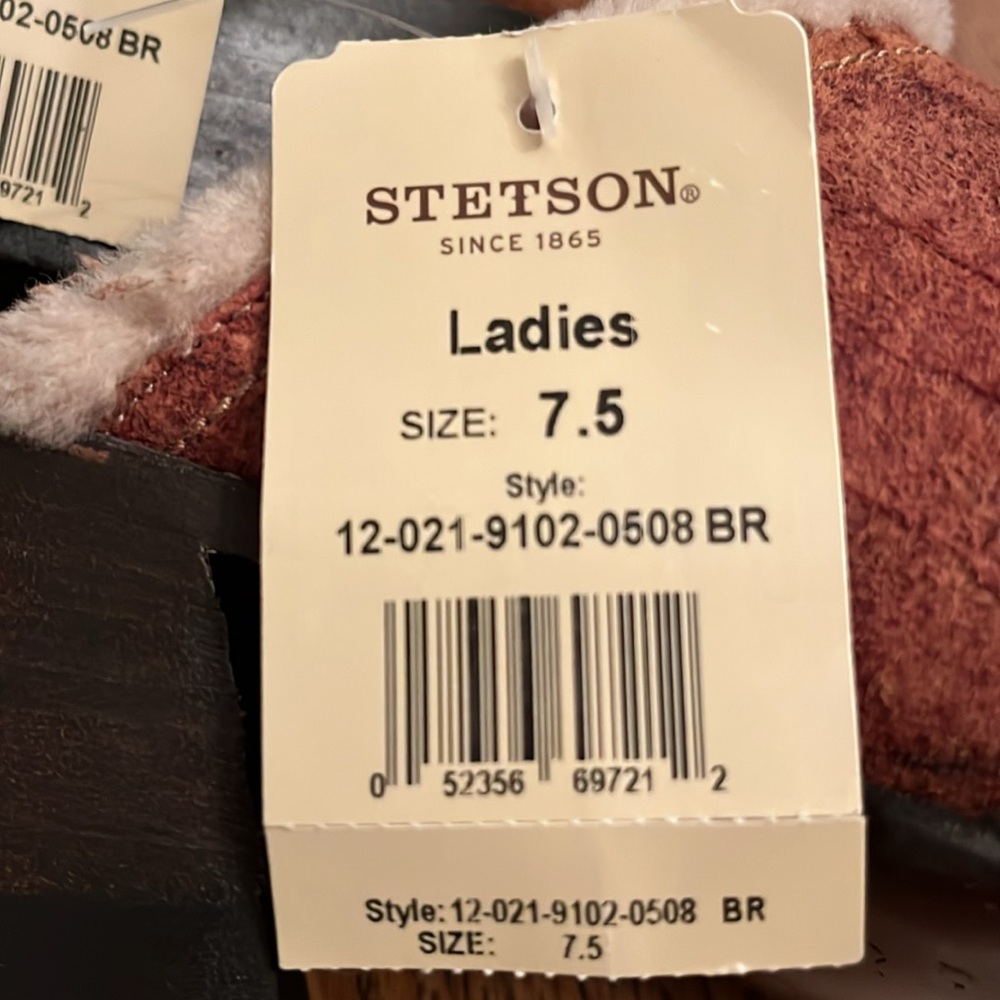 NWT Stetson mules - 7.5 - Picture 8 of 11